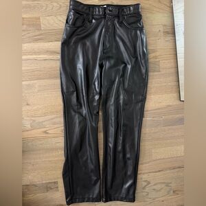 Abercrombie Curve Love Ultra High Rise Leather Pants